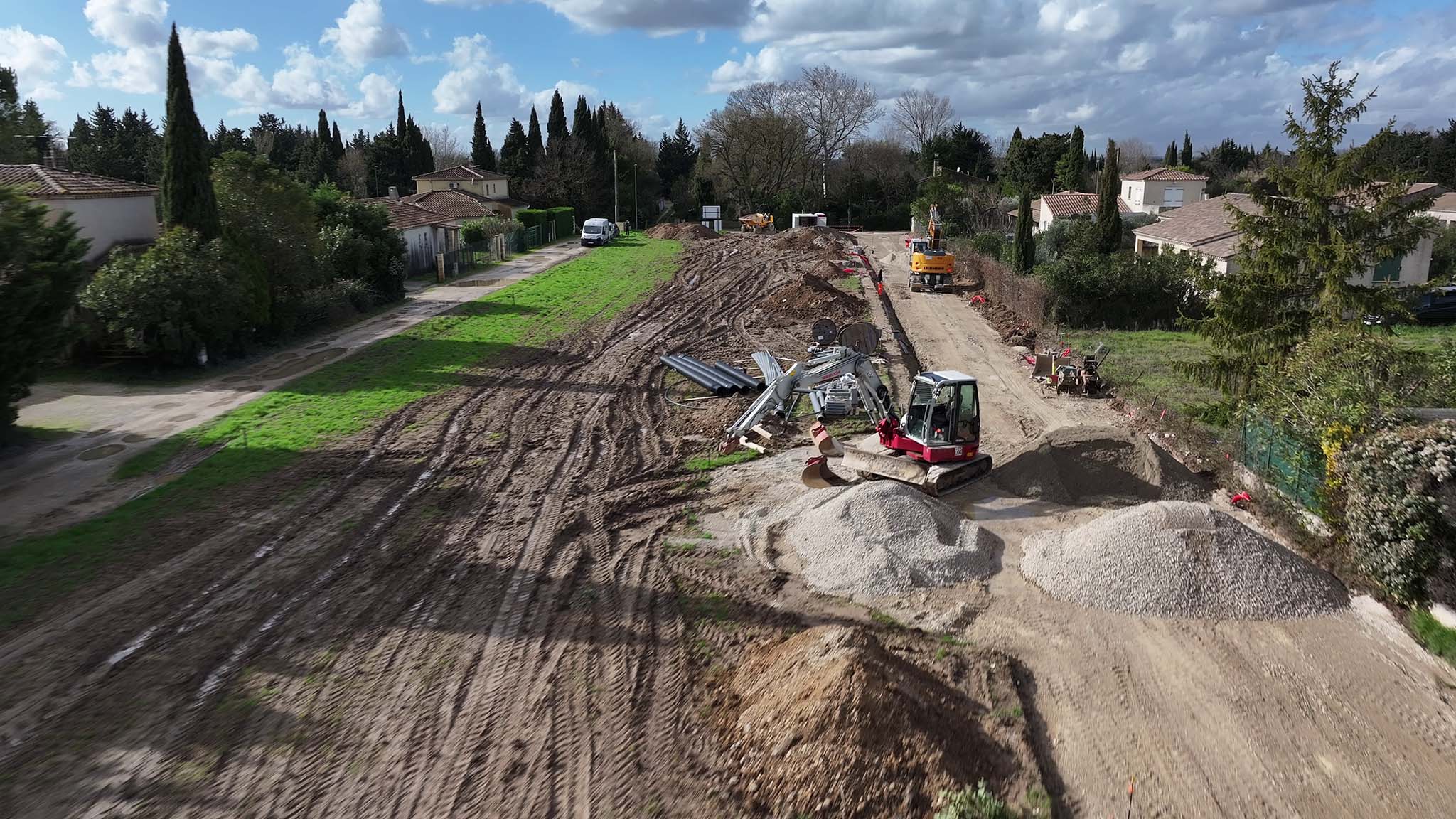 Vue drone 3 — Fontvieille Saint-Benoît